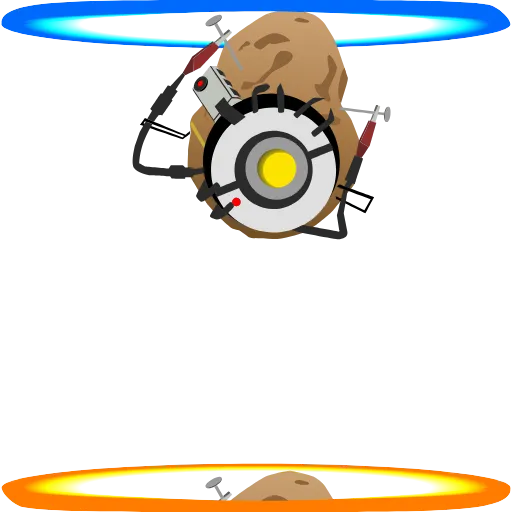 🙃 Стикер «GLaDOS Portal» для Telegram