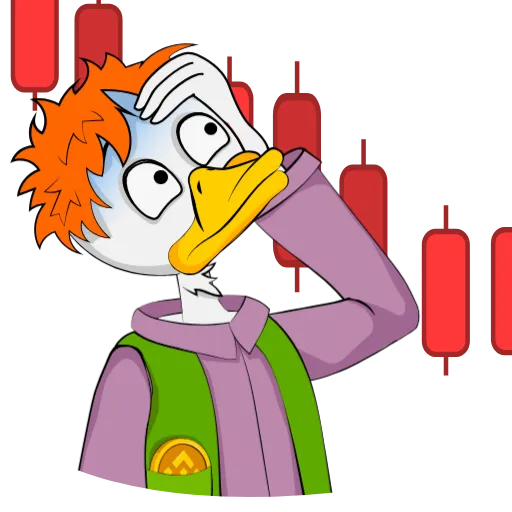 📉 Стикер «POSDuck» для Telegram