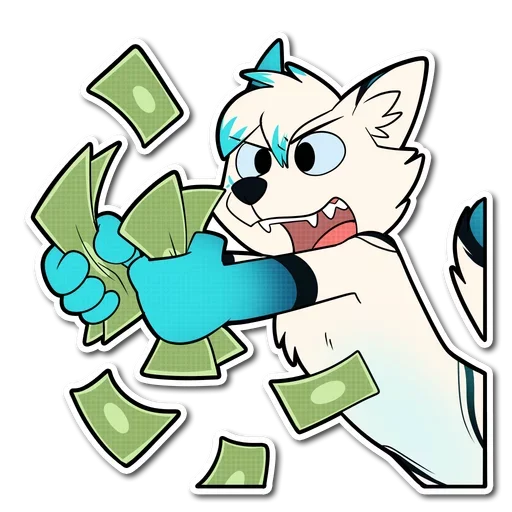 😗 Стикер «Пошлый Лис» для Telegram
