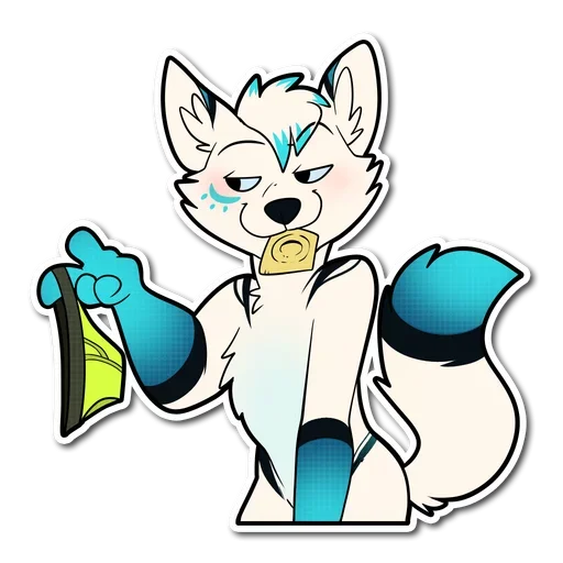 🥳 Стикер «Пошлый Лис» для Telegram
