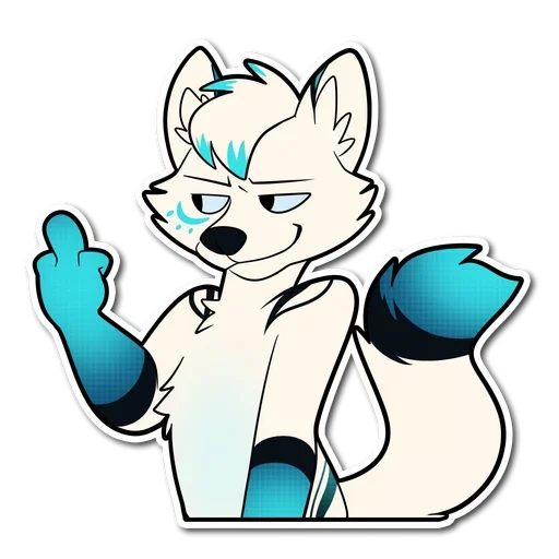 🤪 Стикер «Пошлый Лис» для Telegram