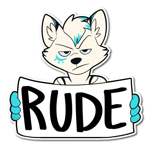 😜 Стикер «Пошлый Лис» для Telegram