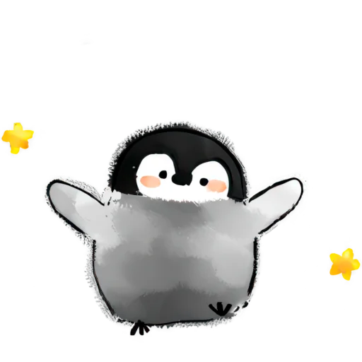 ⭐️ Стикер «Позитивные пингвины» для Telegram