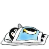 🥱 Эмодзи «Позитивные пингвины» для Telegram