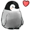 🥰 Эмодзи «Позитивные пингвины» для Telegram