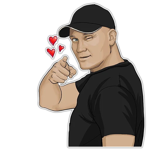 😜 Стикер «Позитивный менеджмент» для Telegram