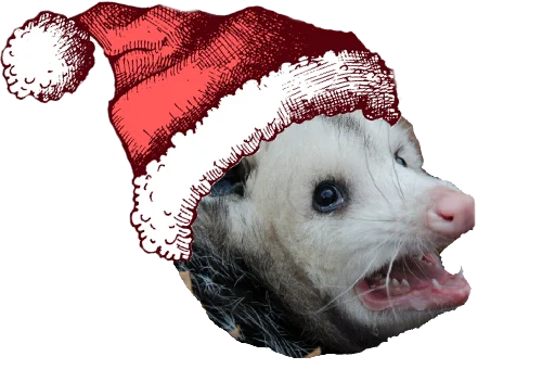 🎅 Стикер «Possum style» для Telegram