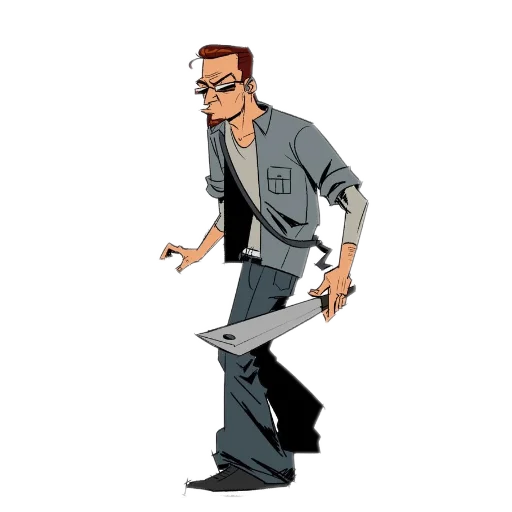 🤨 Стикер «Postal 2 Чувак» для Telegram