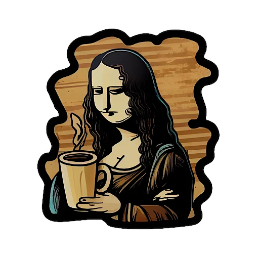 ☕️ Стикер «postermother» для Telegram