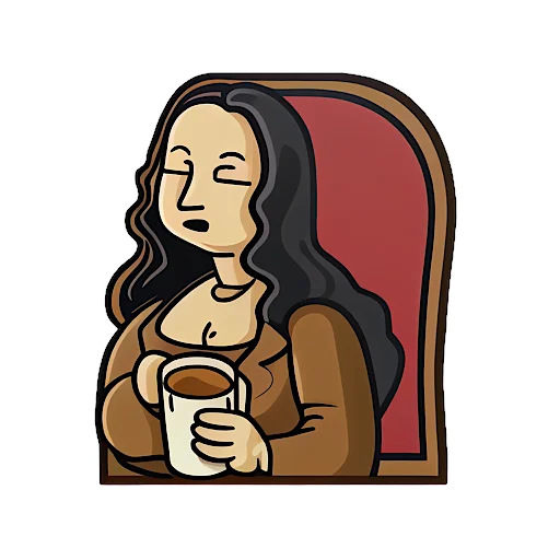 😴 Стикер «postermother» для Telegram