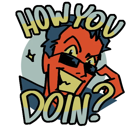 😎 Стикер «Postman guys» для Telegram