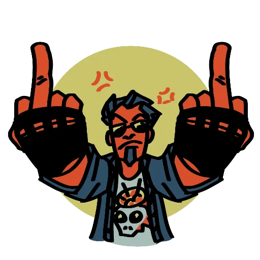 🤬 Стикер «Postman guys» для Telegram