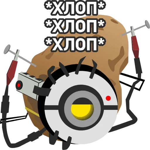 👏 Стикер «GLADOS» для Telegram