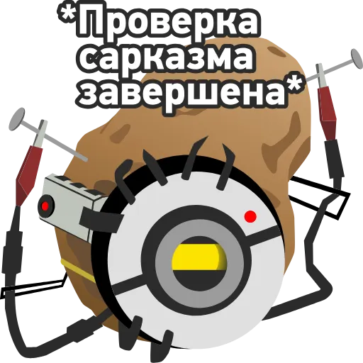 😏 Стикер «GLADOS» для Telegram