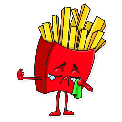 😭 Стикер «Potatoes with Love» для Telegram