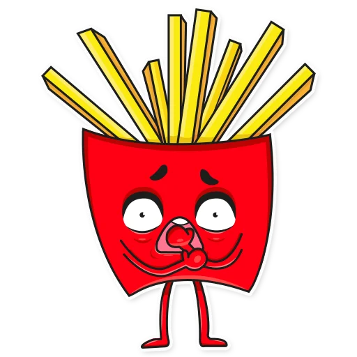 😧 Стикер «Potatoes with Love» для Telegram