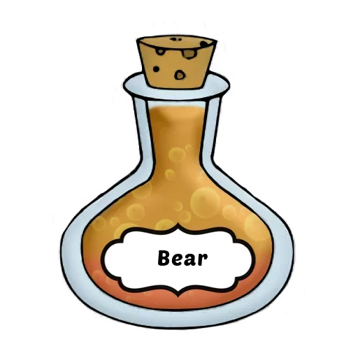 🐻 Стикер «Potions» для Telegram