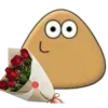 Стикер 21 🥺 Pou