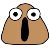 😱 Эмодзи «Pou / какашка» для Telegram