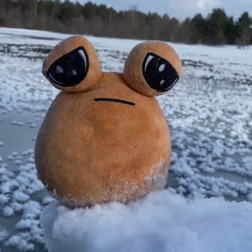 ☹️ Стикер «Pou Plush» для Telegram