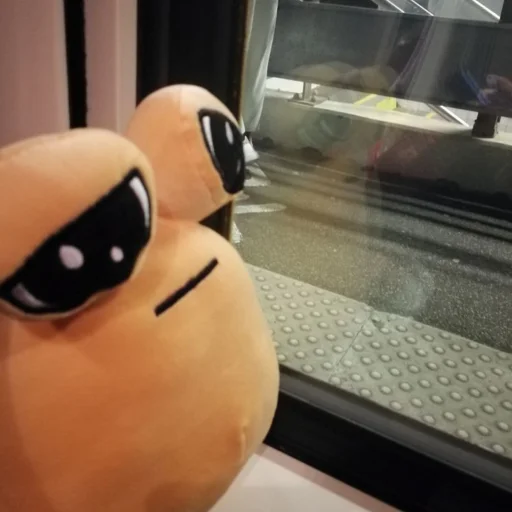 ☹️ Стикер «Pou Plush» для Telegram