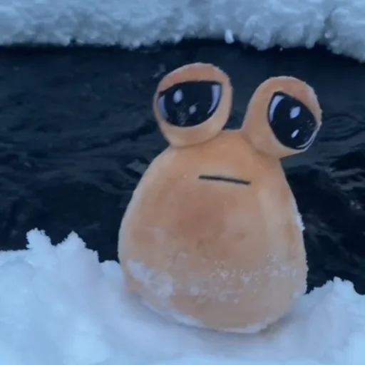 ☹️ Стикер «Pou Plush» для Telegram