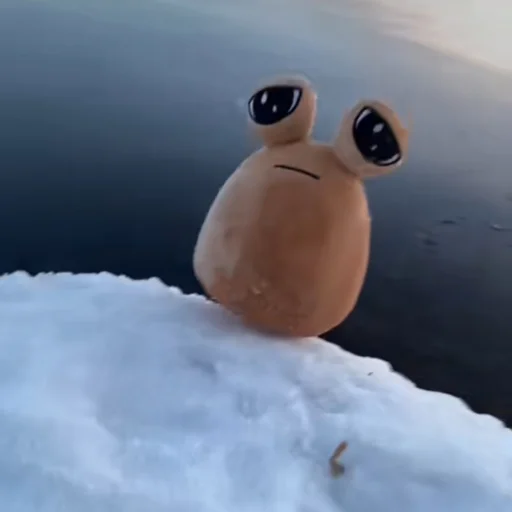 ☹️ Стикер «Pou Plush» для Telegram