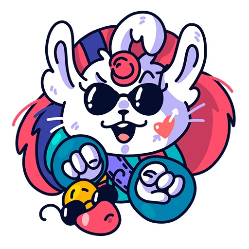 😎 Стикер «Poup» для Telegram