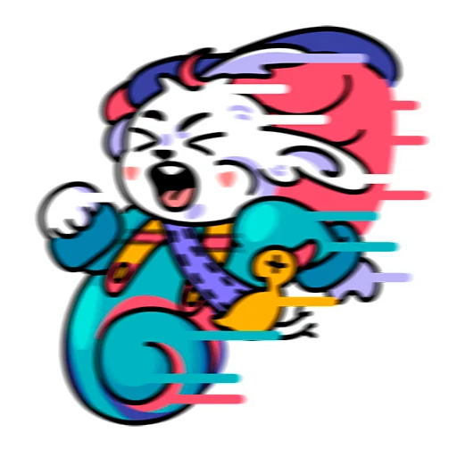 🏃‍♀️ Стикер «Poup» для Telegram
