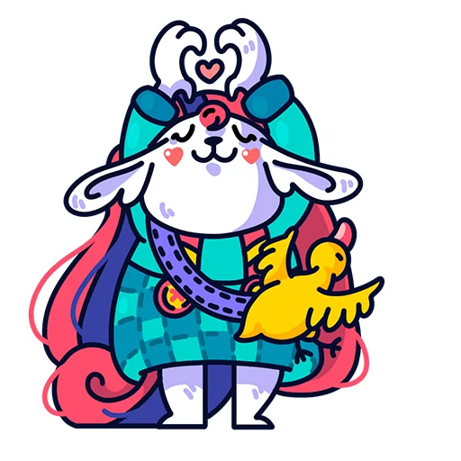 ❤️ Стикер «Poup» для Telegram