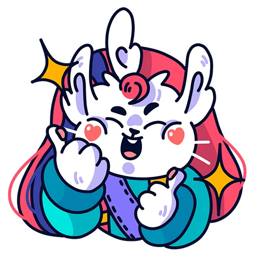 🤩 Стикер «Poup» для Telegram