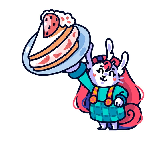 🍰 Стикер «Poup» для Telegram