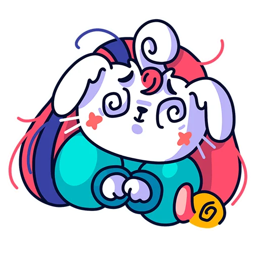 😵‍💫 Стикер «Poup» для Telegram