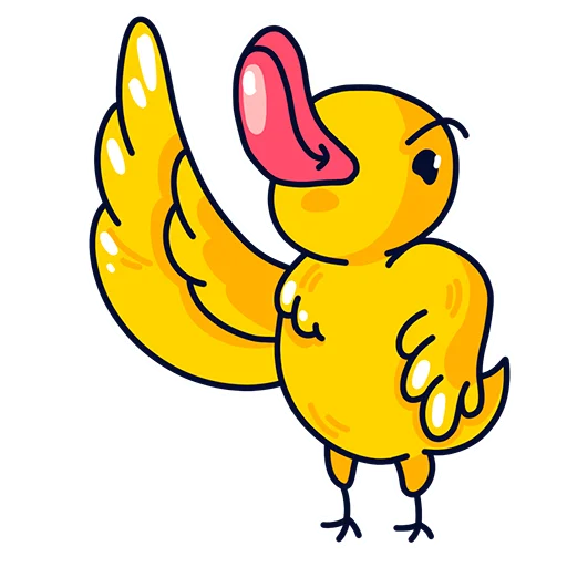 🤥 Стикер «Poup» для Telegram