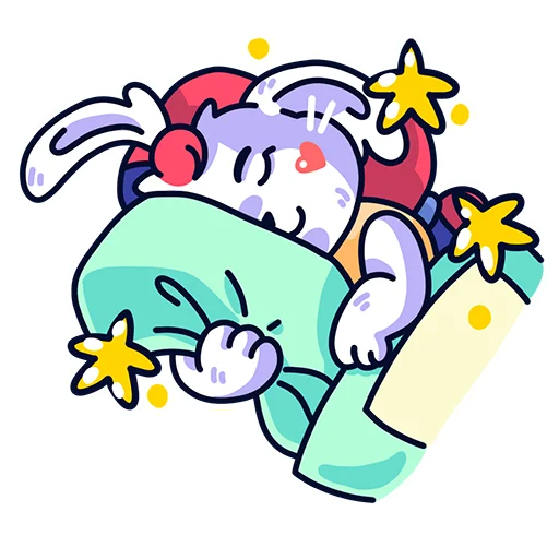 🛌 Стикер «Poup» для Telegram