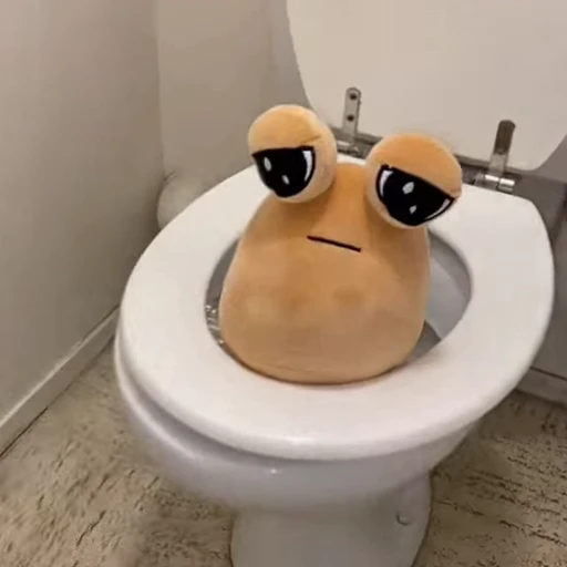 😐 Стикер «Pou Plush» для Telegram
