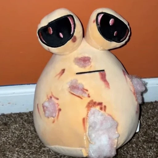 😐 Стикер «Pou Plush» для Telegram