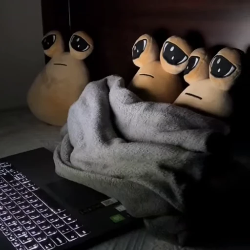 Стикерпак Pou Plush для Telegram