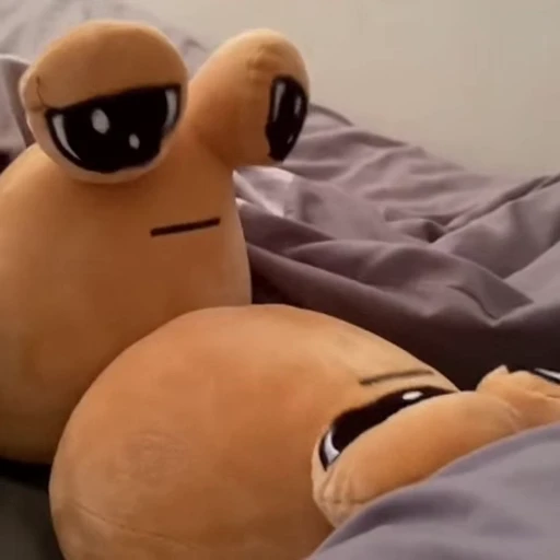 😐 Стикер «Pou Plush» для Telegram