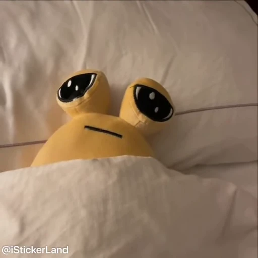 😐 Стикер «Pou Plush» для Telegram