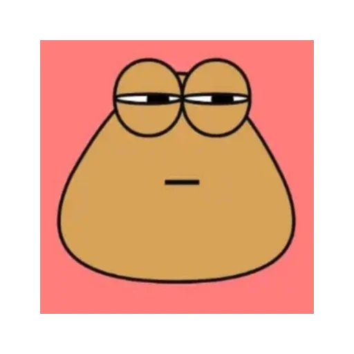 😑 Стикер «Pou» для Telegram