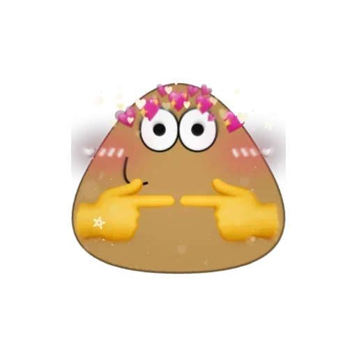 ☺️ Стикер «Pou» для Telegram