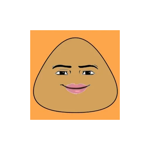 😊 Стикер «Pou» для Telegram