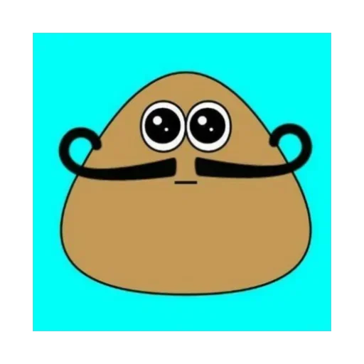 🥸 Стикер «Pou» для Telegram