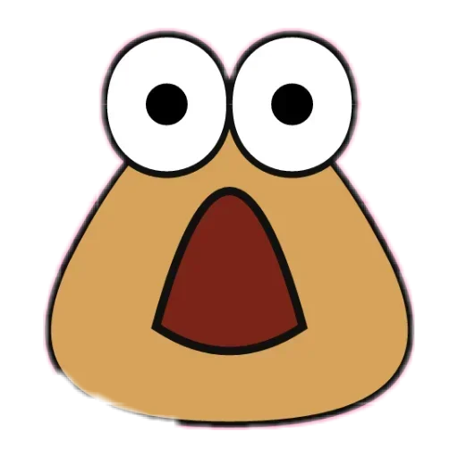 😧 Стикер «Pou» для Telegram