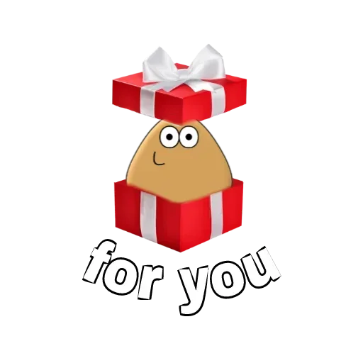 🎁 Стикер «Pou» для Telegram