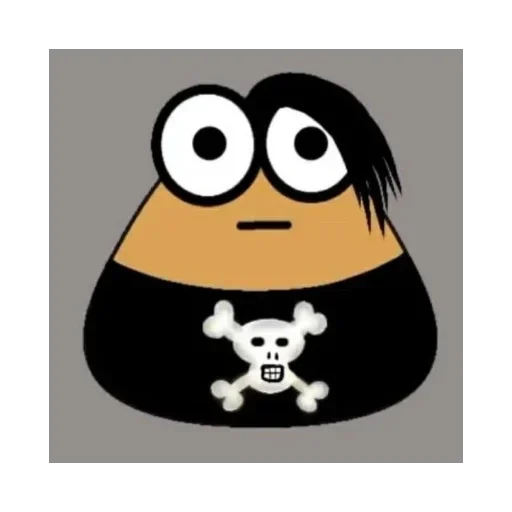 ☠ Стикер «Pou» для Telegram