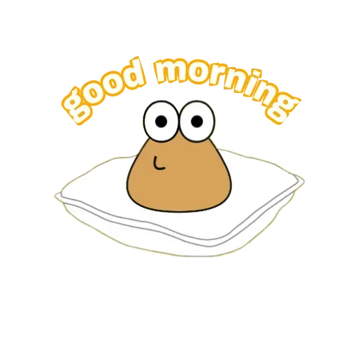 ☀️ Стикер «Pou» для Telegram