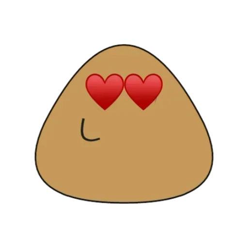 😍 Стикер «Pou» для Telegram