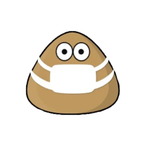😷 Стикер «Pou» для Telegram